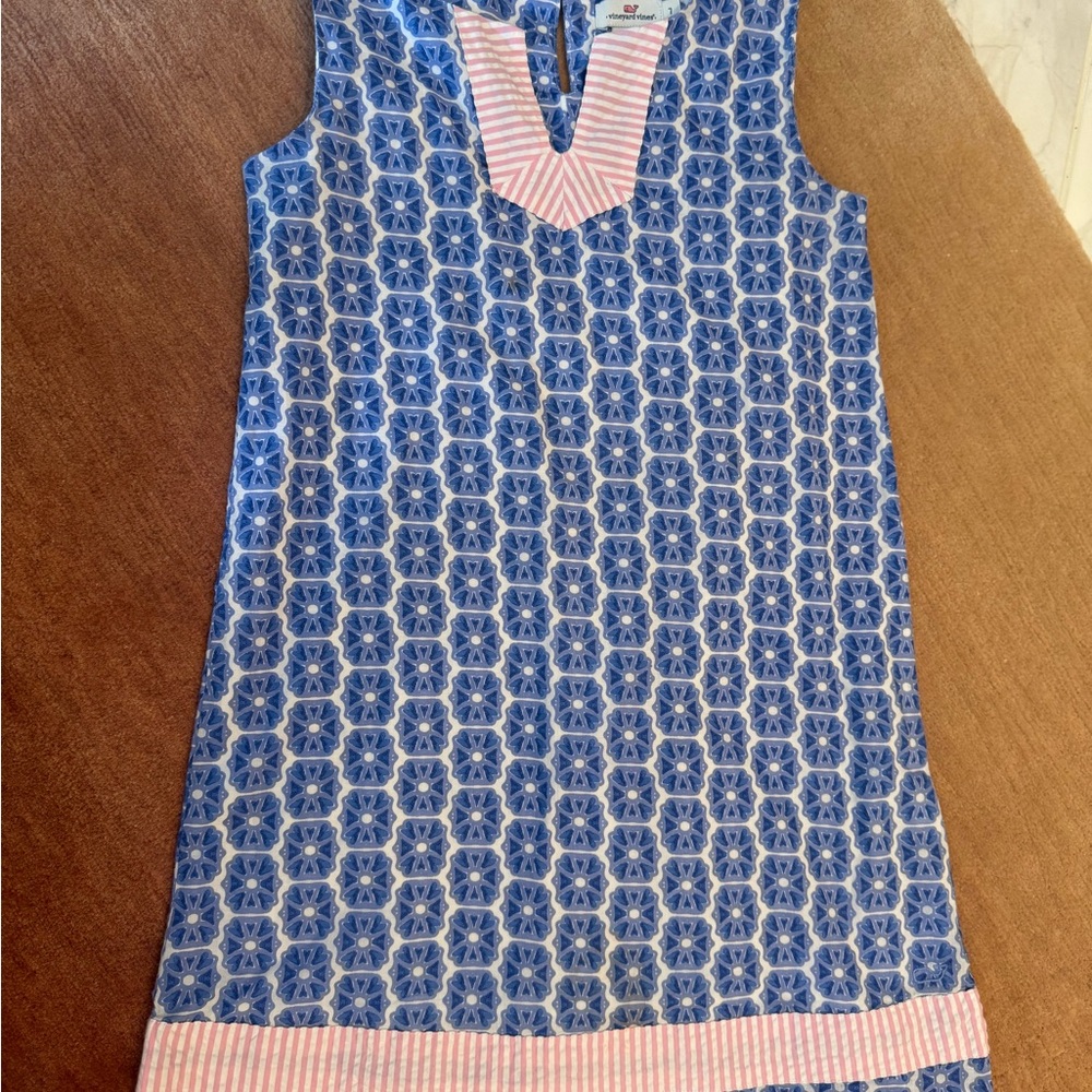 Vineyard Vines Blue and Pink Kids dress